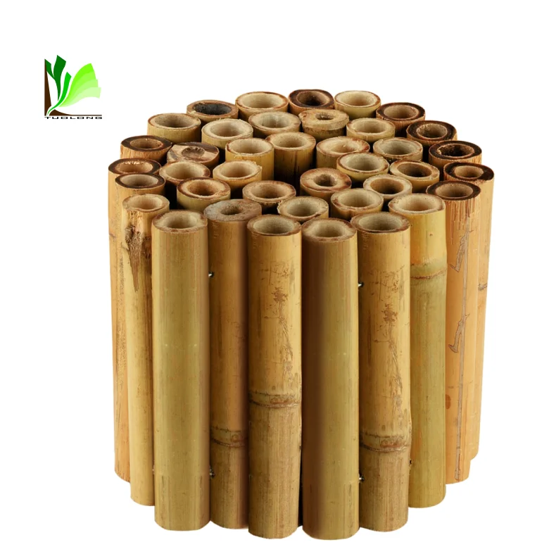 Small Rolled Garden Artificial Bamboo  Edging