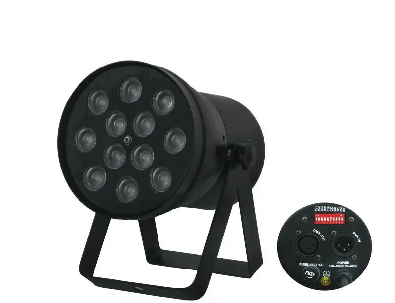 New Hot Sale Double Handle DMX 12*1W RGB LED PAR 36 DJ Effect Stage Lighting