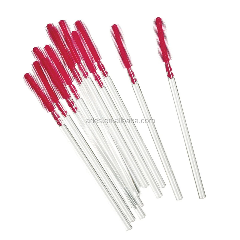 Disposable Silicone Mascara Brush Eyelash Curler Comb Eyelash Extension Applicator Wands 27 Color for Choose
