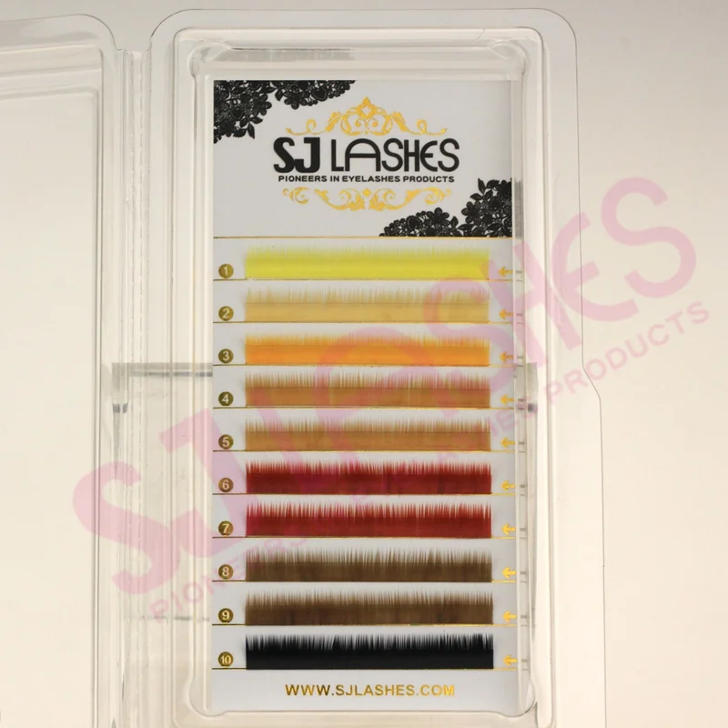 Wholesale  Eyebrow Extensions Private Label Colorful Eyebrow