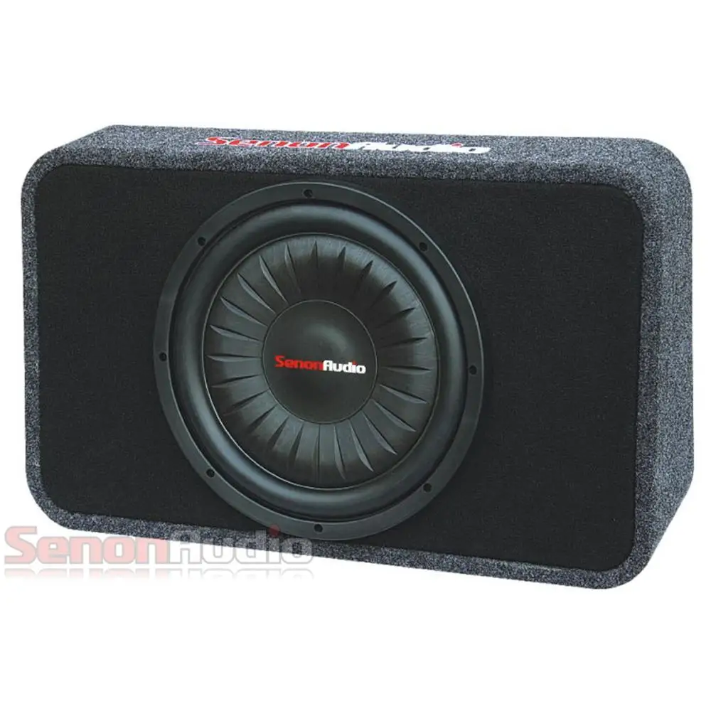 Best 12 inch Subwoofer Box Bandpass Subwoofer Enclosure Auto Subwoofer Box Covered with Durable Carpet