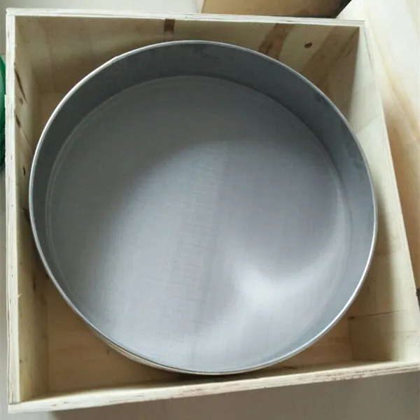 Ultra fine 100 200 Micron Stainless Steel Flour wire filter mesh Test Sieve