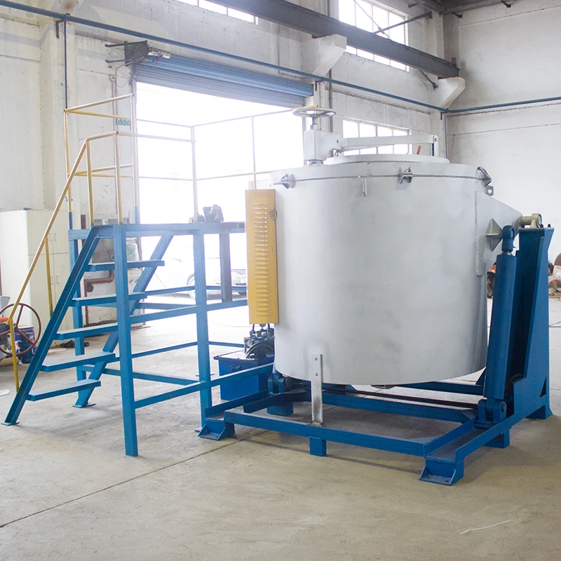 Hydraulic Tilting furnace for melting aluminum melting furnace burner electric aluminum melting furnace