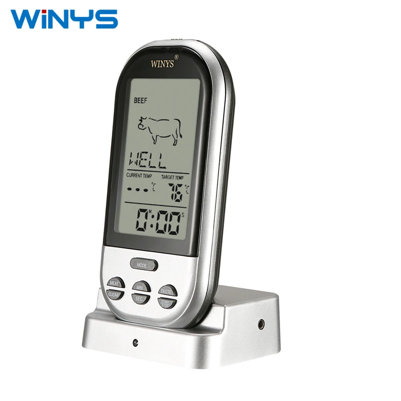 
Digital Wireless Thermometer for Kitchen Oven Food Cooking Meat 