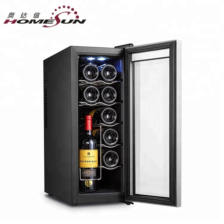BCW-35A Custom Glass Modern Wine Cellar Cabinet, Wine Coolers Stainless Steel