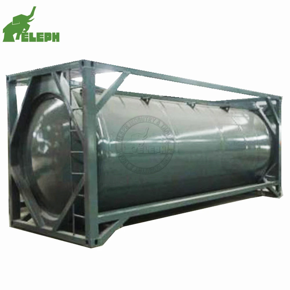 20ft 40ft ISO Standard Liquid Fuel Storage Transportable Tank Container
