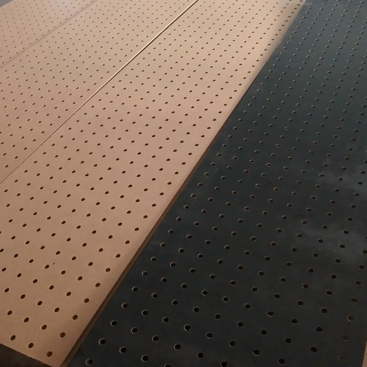Customized size punching perforated 3d mdf panels for furniture manufacturer