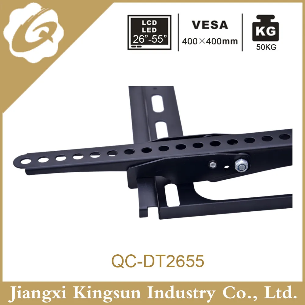 
Hot sell universal -15 degree tilting tv wall mount with bubble level design suit size 26 to 55 inch. 
