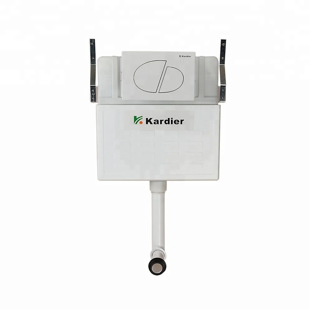 water saving hidden toilet flush cistern tank for P-trap ceramic toilet