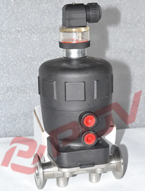 Stainless Steel Flange Pneumatic Actuators Control Valve Diaphragm Valve