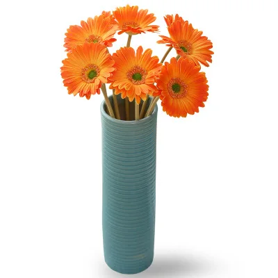 ZERO Silk Hot Seal High Quality Real Touch Single Artificial Gerbera For Home Wedding Office Party Decoration