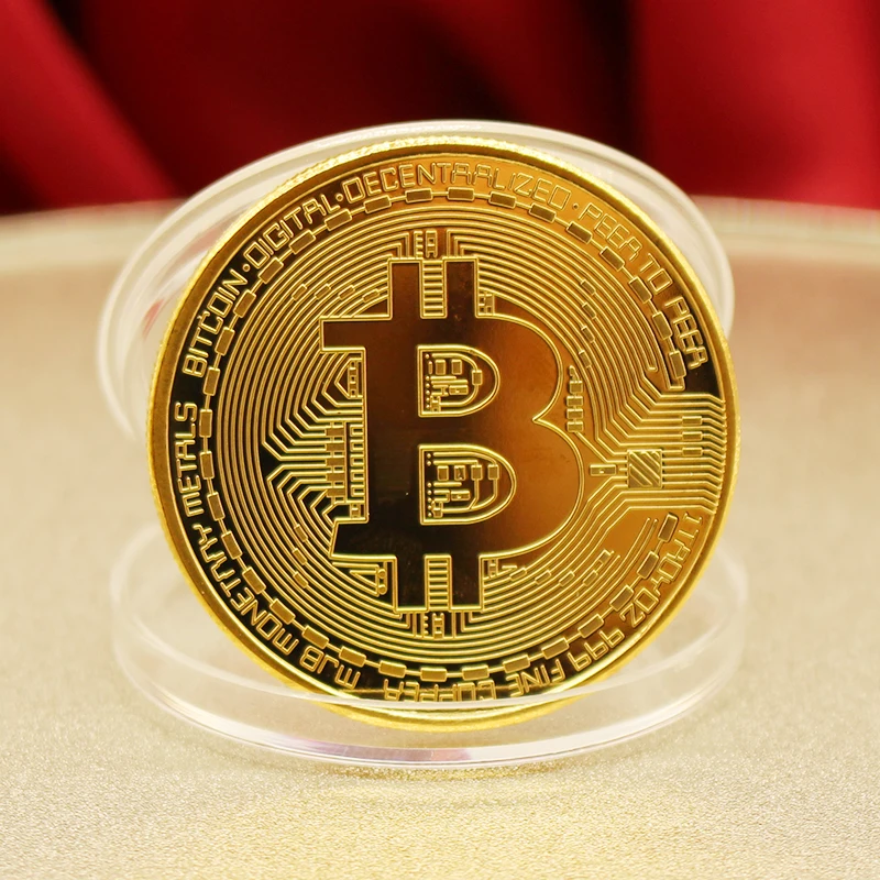  Высокое качество оптовая продажа с завода сувенирная монета BTC для биткоина криптовалюты акриловой