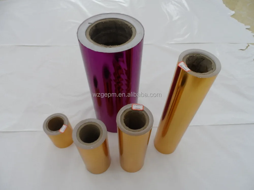 
Gold Metallized paper for inner packaging paper 