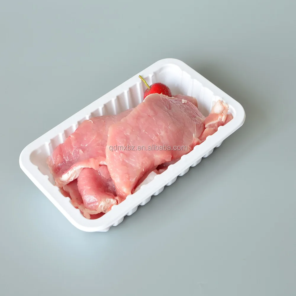 wholesale PP Plastic Fish Meat Disposable Frozen Food Tray