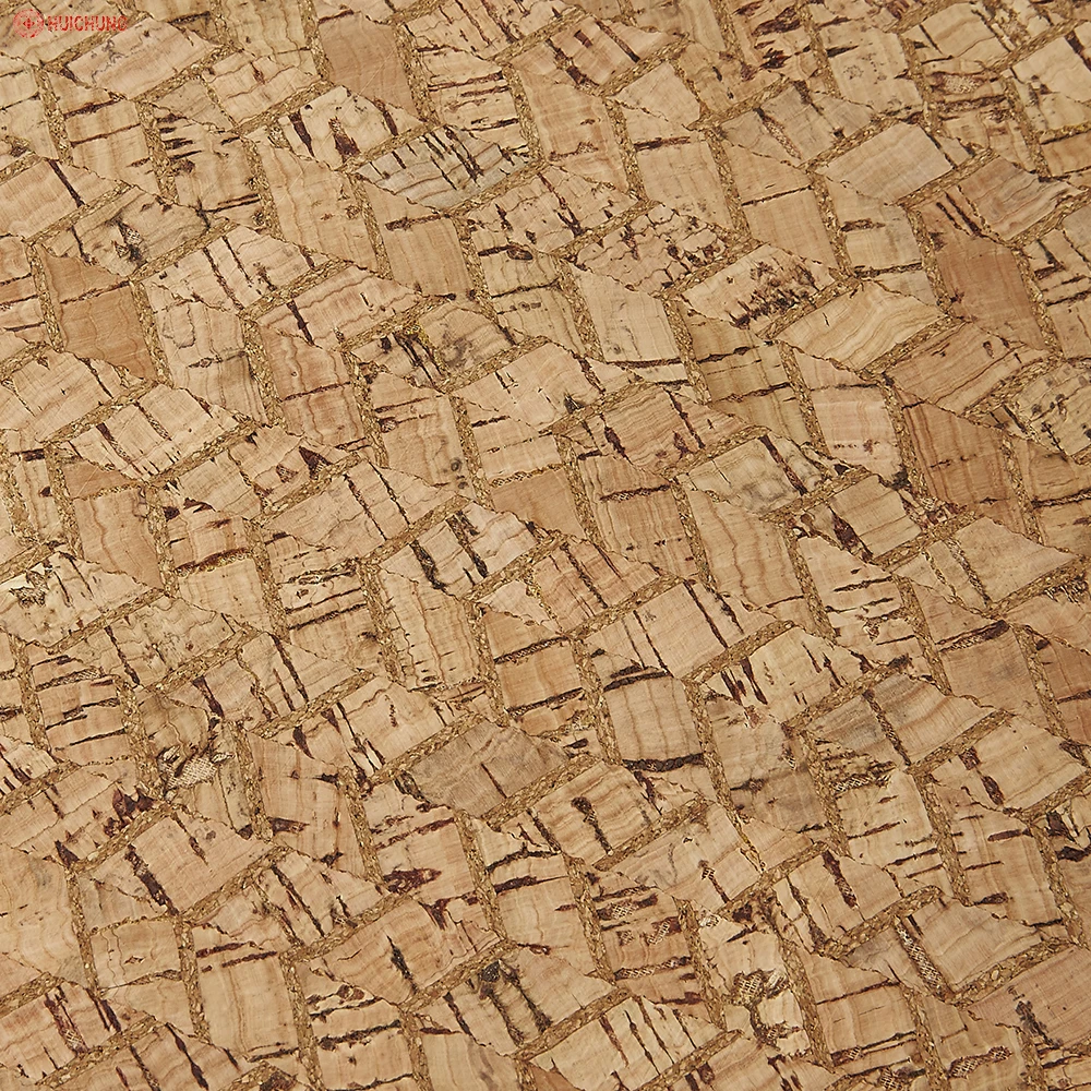 Good quality natural cork eco-friendly colorful cork fabric cork leather for bag shoes