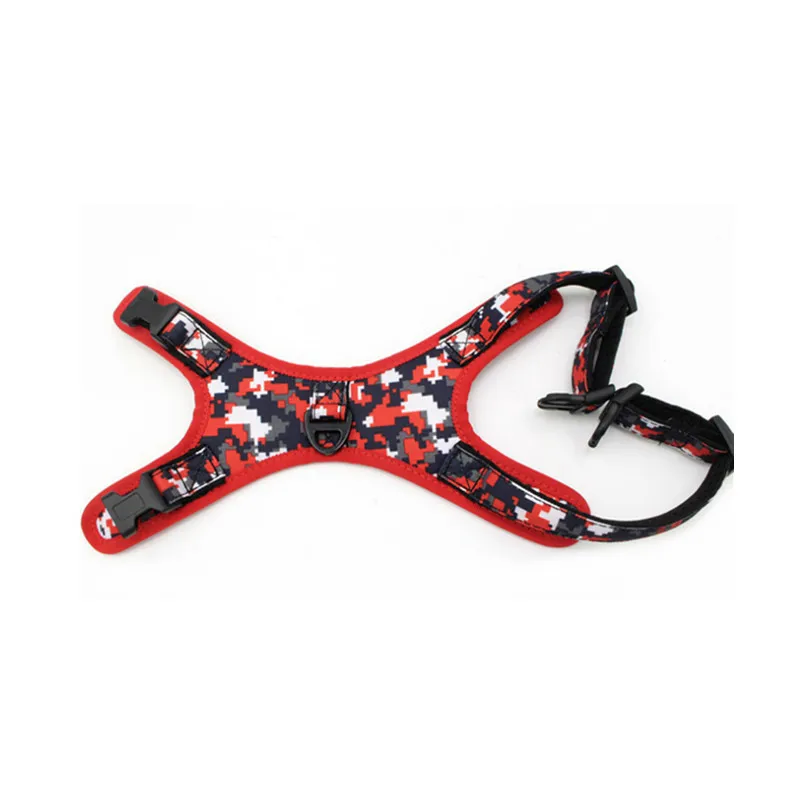 Cheap Price Chest Strap Camouflage Nylon Pet Dog Leads Leash And Harness