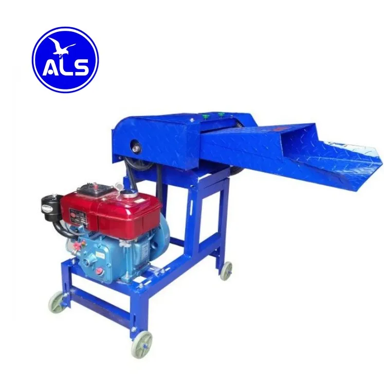 High quality and straw grass grinder machine/mini chaff cutter and grain crusher for sale