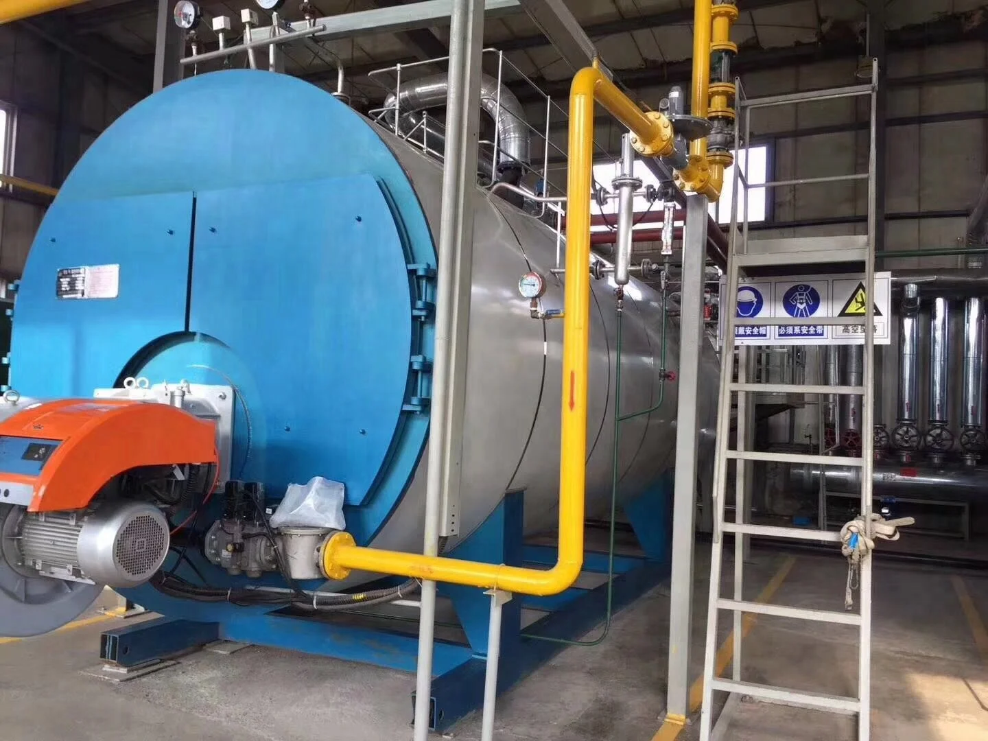 ASME standard gas fired  steam boiler
