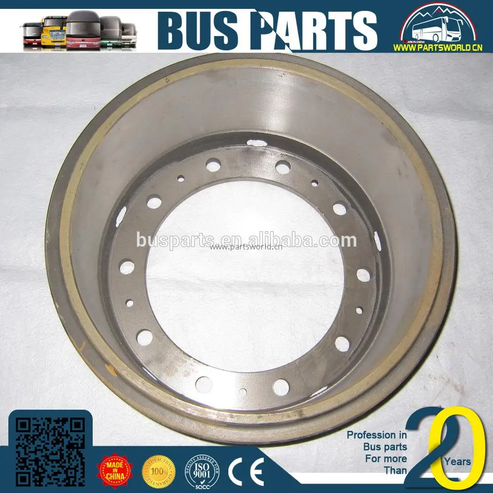 ANKAI, high quality brake shoes drum for bus b44511 with 8 bolt rear drums parts