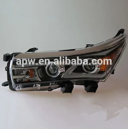 2015 Toyota Corolla Altis головная лампа с черным корпусом