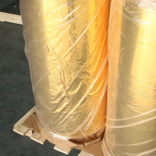 VMPET Golden Film 10 micron for food tray Manufacturer in China