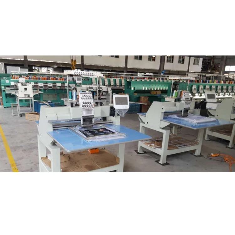 High Speed 1000 RPM Flat Computerzied Embroidery Machine