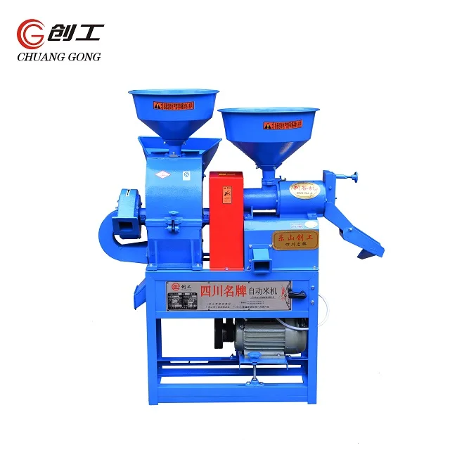 Complete factory price industrial mini rice milling machine combined with wheat flour mill machine 6N40-9FQ20
