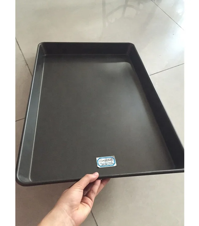 Strong Non Stick Coating Rectangular Pizza Bakeware Aluminium Baking Tray For Microware