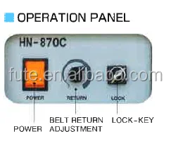 
HASHIMA CONVEYOR TYPE METAL NEEDLE DETECTOR HN-780G FOR GAMENT 