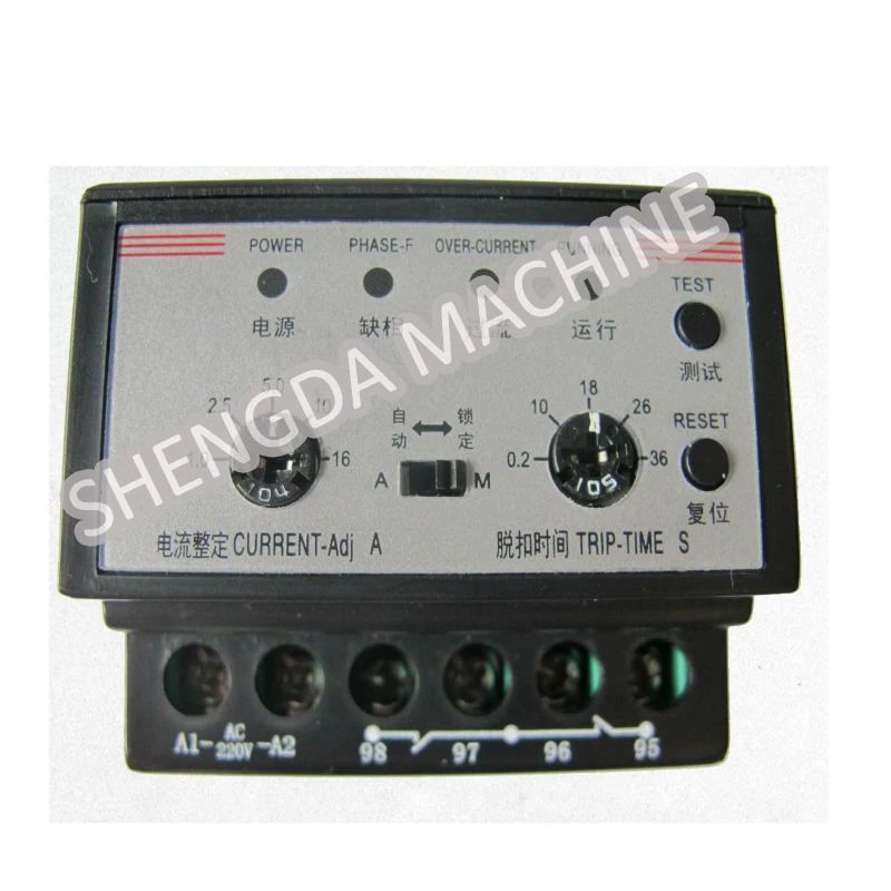3.2.01.14.J1AS-B Electrical Protective Devices 16A Relay Electronic For 0.5-7.5KW AC Motor Overload Protection
