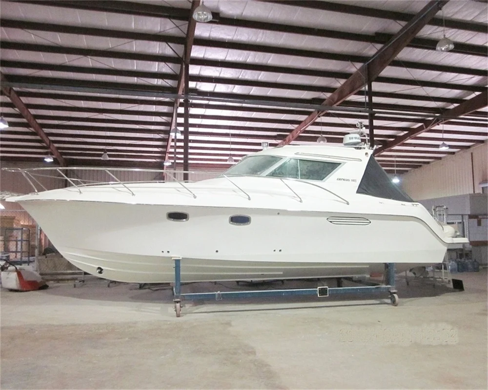 waterwish QD 36 yacht fiberglass luxury chinese houseboat