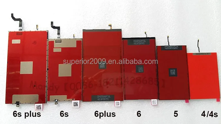 Wholesale backlight for iphone 6/6s/6plus/6splus lcd for iphone 6s hot sale in stock lcd backlight replacement