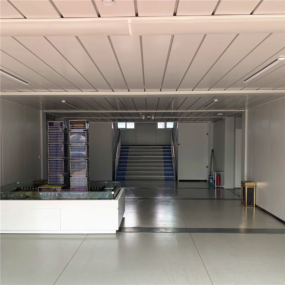 Low Cost Flexible High Construction Efficiency Prefab Light Steel Container House, fast shipping 20ft container home