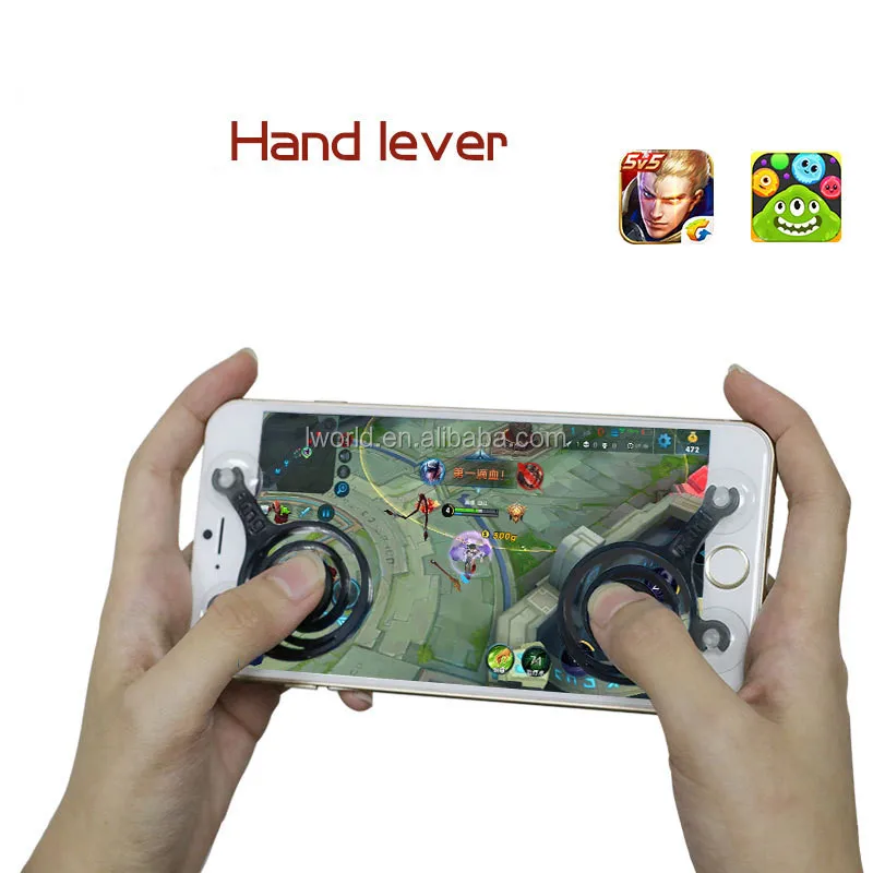 Mini fighting game fling joystick For phone mobile joystick physical handles mobile phone joystick