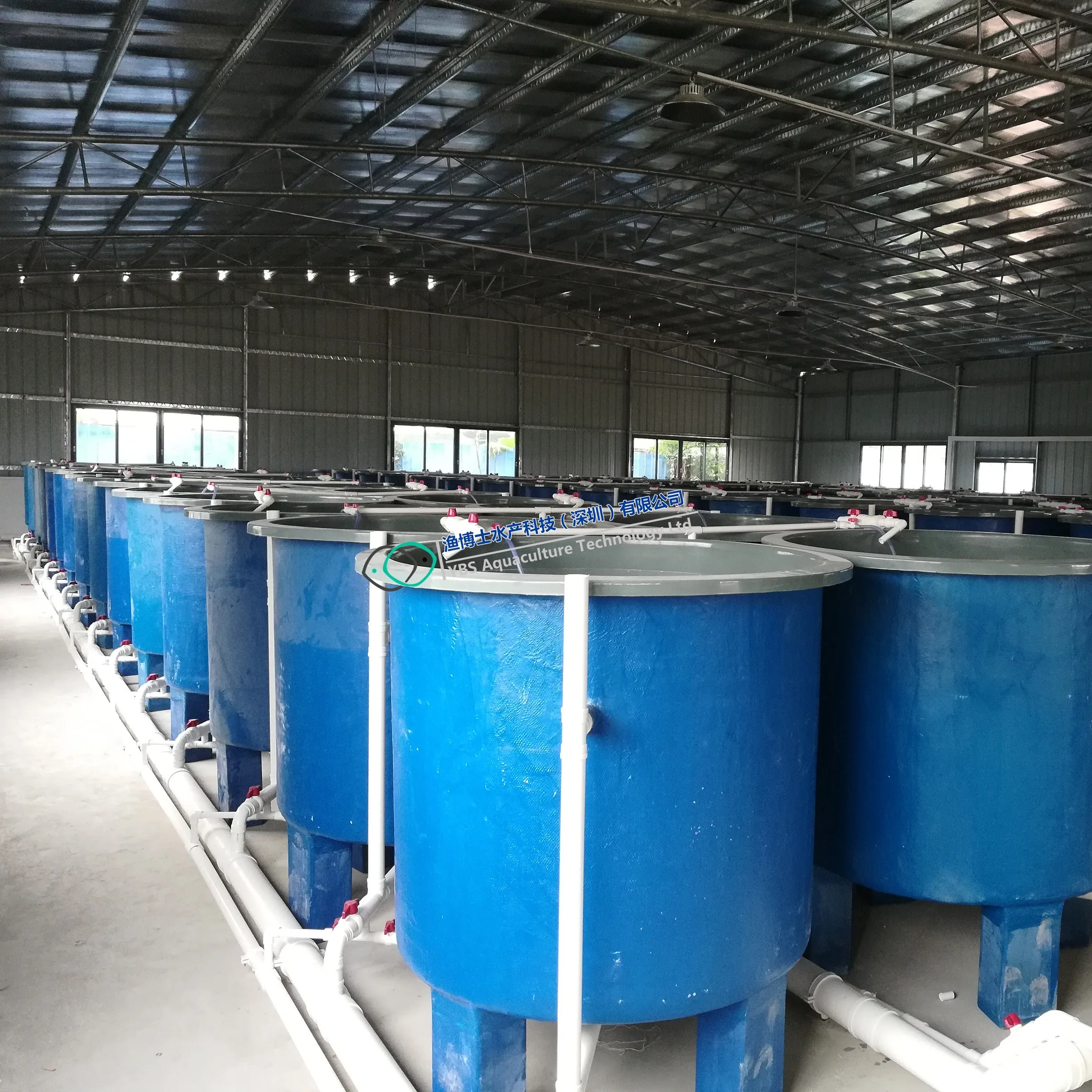 Water treatment systems for offshore aquaculture and land-based facilities feeding fresh perch