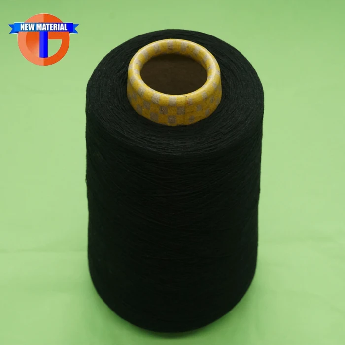 
30S/2 dope dyed black viscose yarn 
