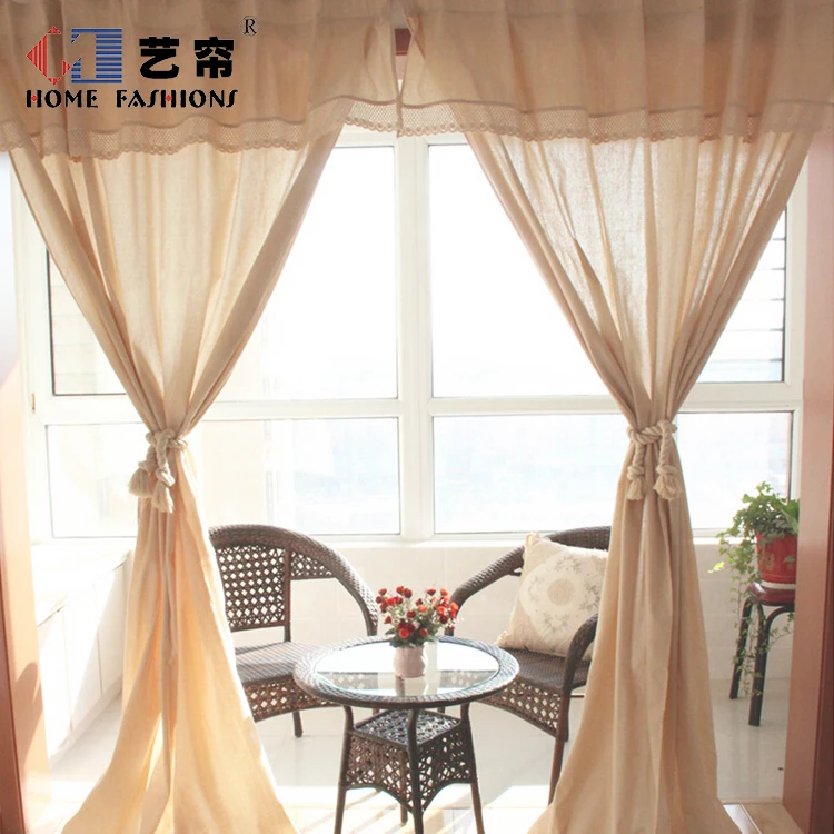 Europea-стиль теплый цвет тусклый декоративный Кружевной занавес