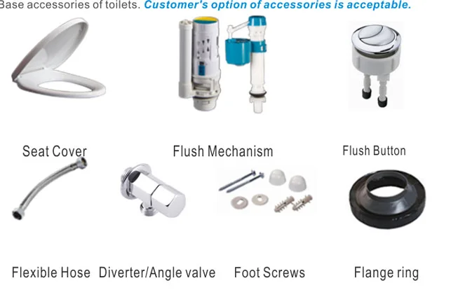 
Sanitary ware S trap siphonic one-piece toilet 