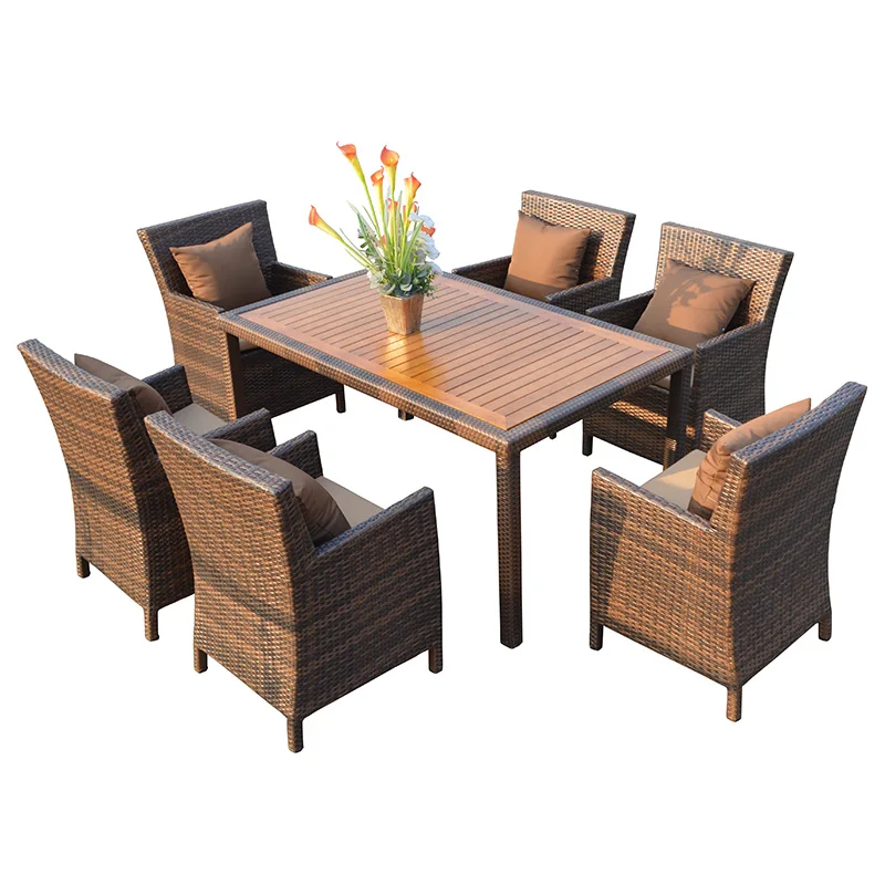 Уличный алюминиевый стул для любой погоды, стул из ротанга для отдыха