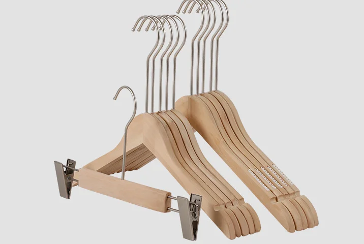 Factory Price OEM Laundry Customized Adult Clothes Wooden Coat Hanger And Wooden Suit Hanger