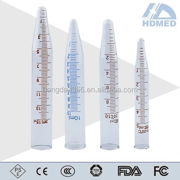 HDMED High Quality Glass Conical Bottom Centrifuge Tube