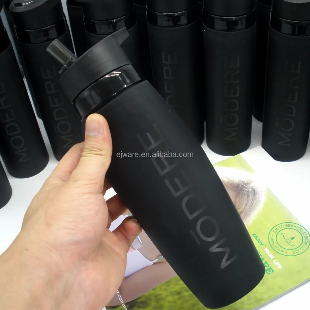 Силиконовая бутылка для воды без бисфенола А разборная с одной стенкой