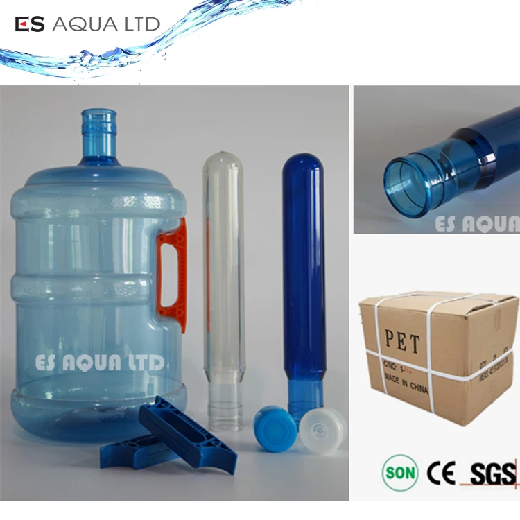55mm 18.9 19L 20 liter 5 gallon water pet plastic bottle or preform machine price manufacturers in china pet preform
