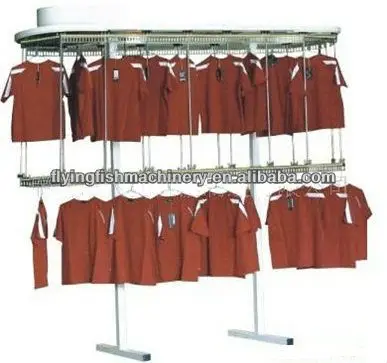 Several Kinds of Dry Cleaning Laundry Clothes Conveyor