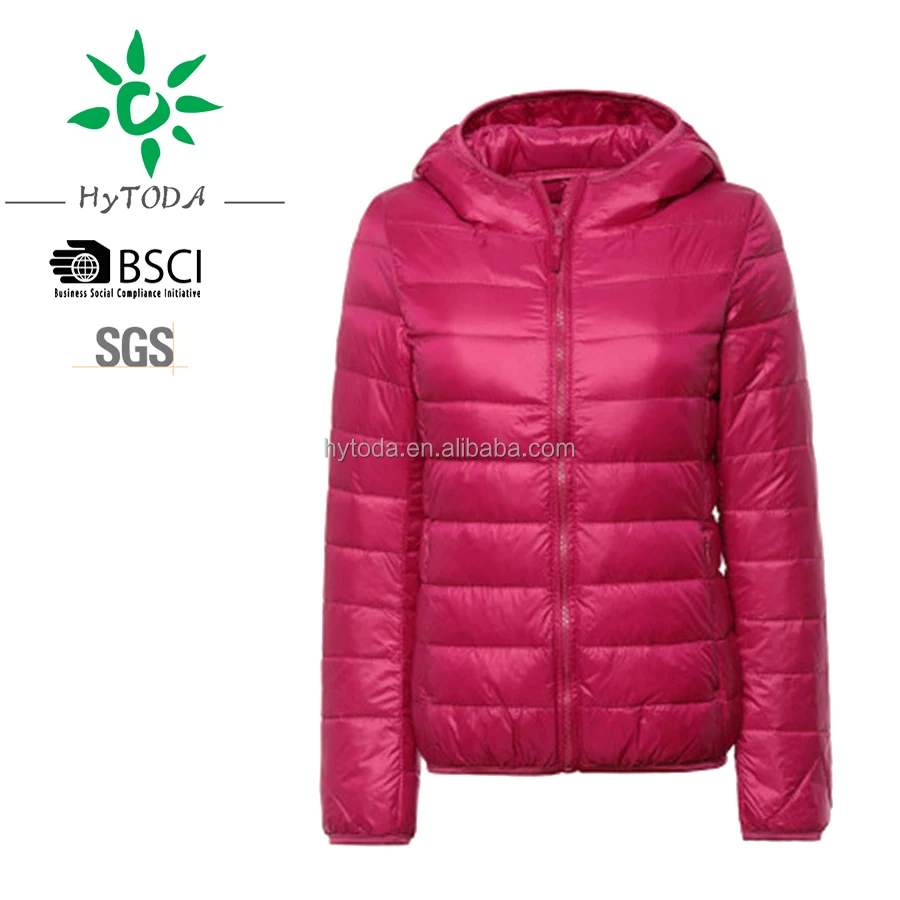 
Polyester filling hoodies lightweighted down jacket 