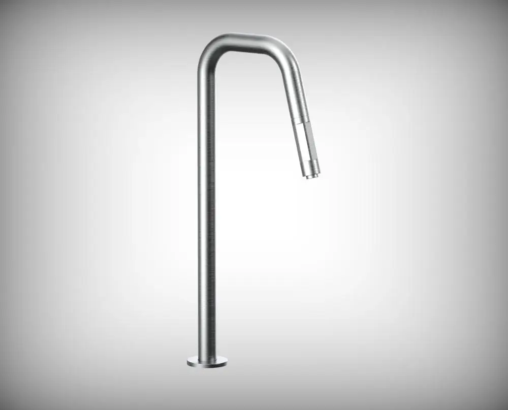 Матовый хромированный смеситель FEENICE Из Нержавеющей Стали С бессвинцовым фильтром обратного осмоса с быстроразъемным фитингом 1/4 или 1/2 дюйма