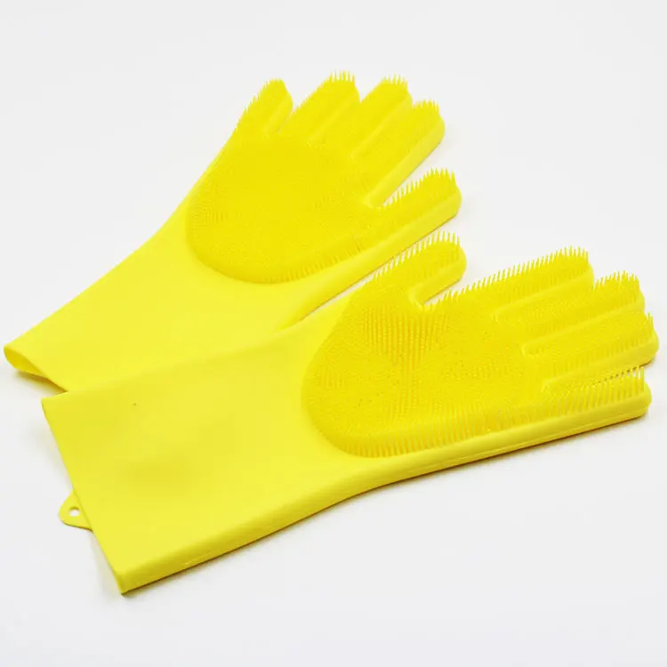 Eco-Friendly Magic dishwashing silicone gloves cleaning silicone dishwashing gloves, silicone dish gloves