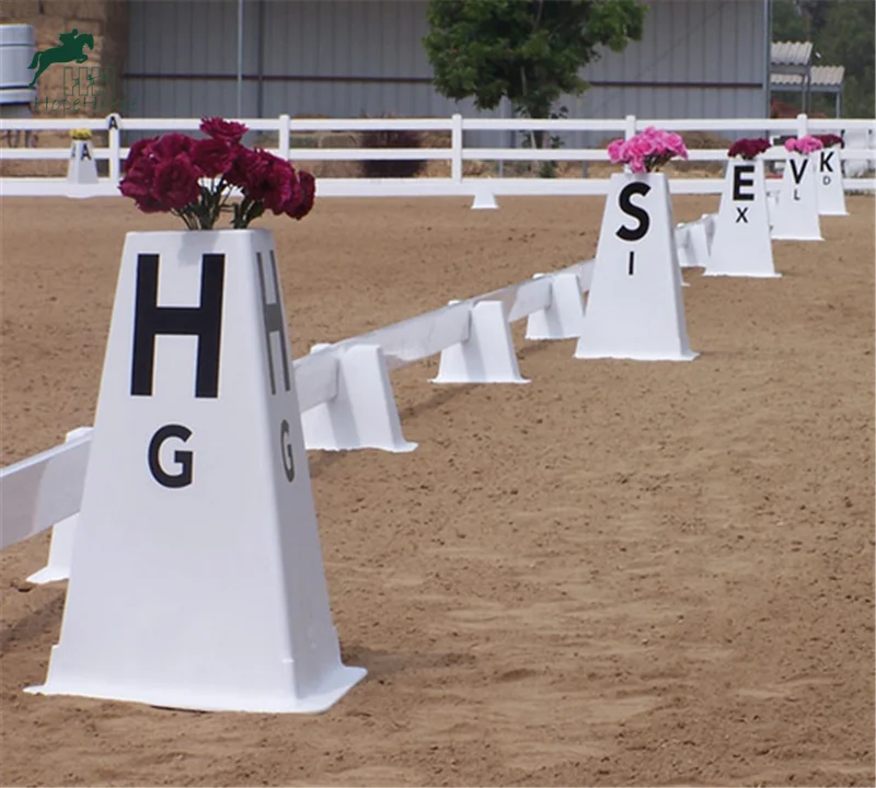 20x40m Small Uv Resistant Dressage Arena Cones Hope Horse Training PVC&HDPE