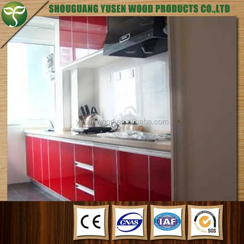 customized solid wood cheap kitchen cabinet furniture