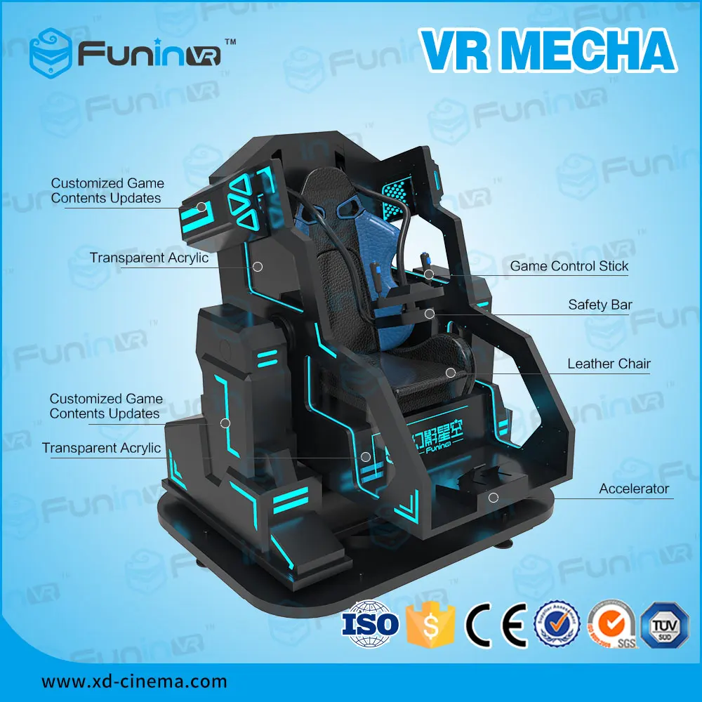 
Children market popular VR Mecha Simulator theme park dinosaur 9d vr equipment 
